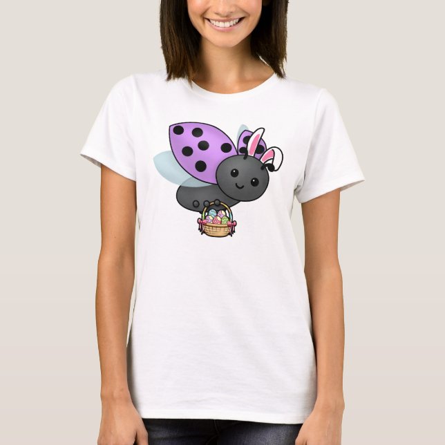 Camiseta Páscoa Ladybug (Frente)