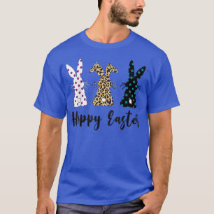 Camiseta Páscoa Leopardo Três Coelhos Coelhinhos Dia do Fel