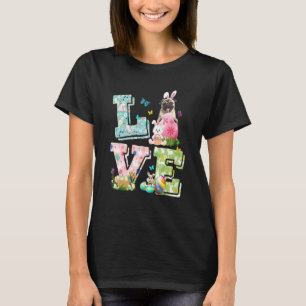 Camiseta Páscoa Love Costume Pug Dog Puppy