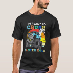 Camiseta Páscoa Monstros Monstros Rapazes Retro