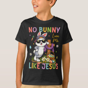 Camiseta Páscoa Nenhum Coelho Me Ama Como Jesus Cristão Cri