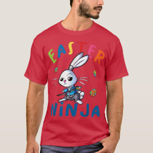 Camiseta Páscoa Ninja Legal Bunny Ninja Ovos de Páscoa Ea