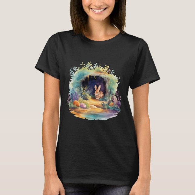 Camiseta Páscoa Ostara Eostre Pagan Witchcraft (Frente)