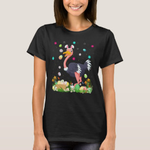 Camiseta Páscoa Ostrich Bird Páscoa no Ostrich Funny Doming