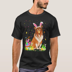 Camiseta Páscoa Ovino Coelho Caçador de Ovos Páscoa Ovino