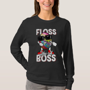 Camiseta Páscoa Para Meninos Fachos Como Um Chefe Flossina 
