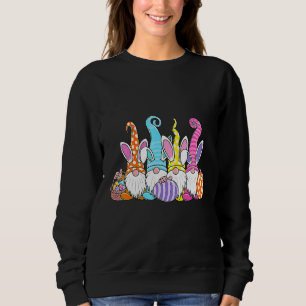 Camiseta Páscoa Primavera Gnomo Caça Ao Ovo E B