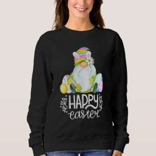 Camiseta Páscoa Primavera Gnomo Caça Ao Ovo E B