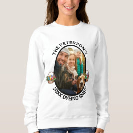 Camiseta Páscoa Pun | Personalizado 2025 Foto da Família Ti