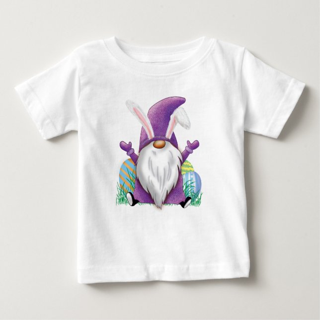 Camiseta Páscoa Purple Gnomo (Frente)