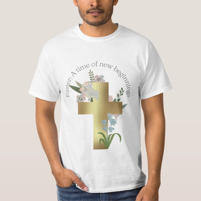Camiseta Páscoa religiosa (Frente)