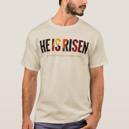 Camiseta Páscoa Resurrection Domingo: Ele Está Risen (Verme