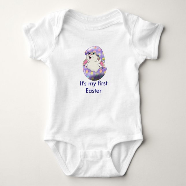 Camiseta Páscoa Toddler Creeper (Frente)