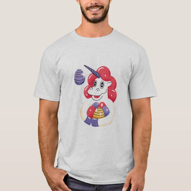 Camiseta Páscoa Unicorn (Frente)