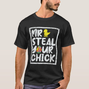 Camiseta Páscoas Garotos Bebês Sr. Steal Seu Primavera Pint