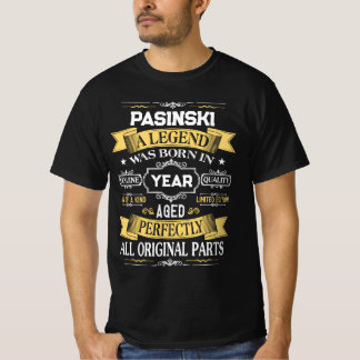 Camiseta PASINSKI Uma Lenda Nasceu no Ano