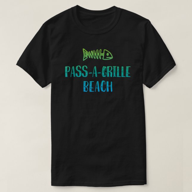 Camiseta Pass A Grille Beach Florida  (Frente do Design)