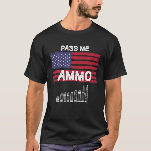 Camiseta Pass Me Ammo Cool Ammunition (Frente)