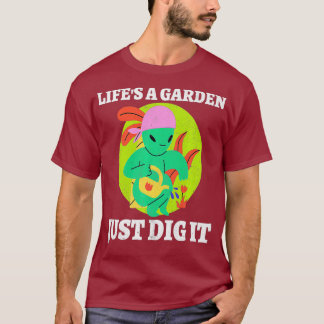 Camiseta Passa Um Jardim Fazendo Jardinagem De Jardinagem