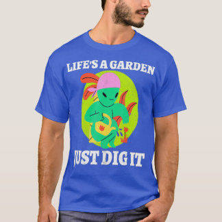 Camiseta Passa Um Jardim Fazendo Jardinagem De Jardinagem