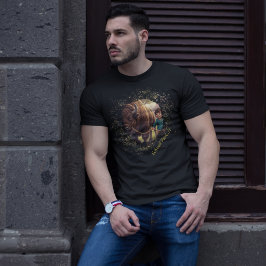 Camiseta Passado Ecoou Menino Caprichoso e Bisonte