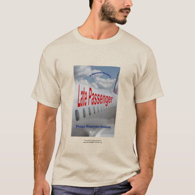 Camiseta "Passageiro Atrasado" - Um Mistério Sem Parada (Frente)