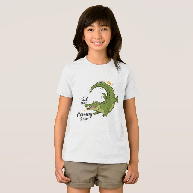 Camiseta Passagem de cauda em breve (Frente Completa)