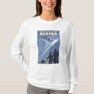 Camiseta Passagem de Chilkoot, mineiros Dourados de Alaska