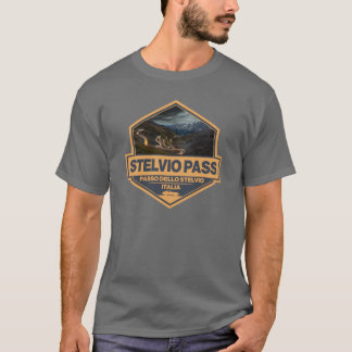 Camiseta Passagem Stelvio Passo Dello Stelvioravel Arte Emb