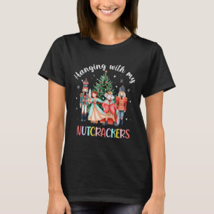 Camiseta Passando com meu Balé de Natal no Quadrado dos Noz