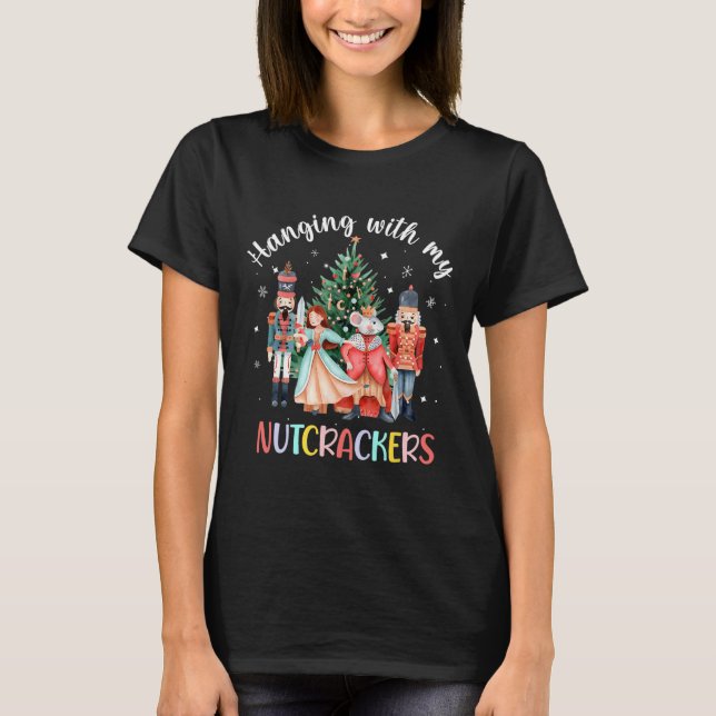 Camiseta Passando com meu Balé de Natal no Quadrado dos Noz (Frente)