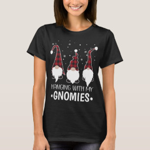 Camiseta Passando Com Meus Papais noeis Gnomies Paja de Nat
