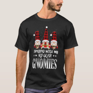 Camiseta Passando Com O Meu Natal De Professora De Gnomias