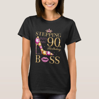 Camiseta Passando No Meu Aniversário De 90 Como Um Chefe