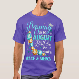 Camiseta Passando No Meu Aniversário De Agosto Com Deuses G