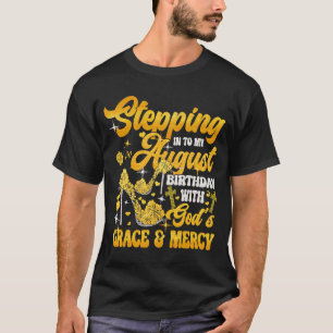 Camiseta Passando No Meu Aniversário De Agosto Com Deuses G