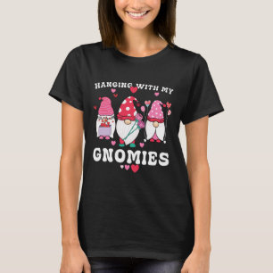Camiseta Passando o Dia dos Namorados com Meus Gnomos Fofos