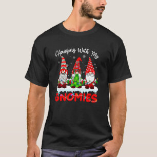 Camiseta Passando o Natal Com Meus Gnomos Família Correspon