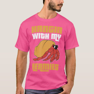 Camiseta Passando o Tempo com Meus Caranguejos Ermitãos