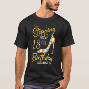 Camiseta Passando para o meu 18º aniversário Mulheres Altas
