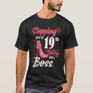 Camiseta Passando Para O Meu 19º Aniversário Como Um Chefe