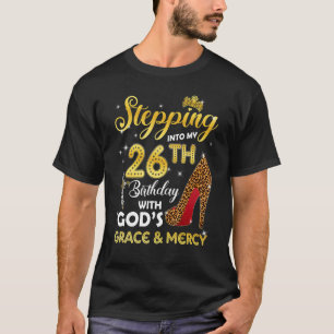 Camiseta Passando Para O Meu 26º aniversário com Deuses Gra