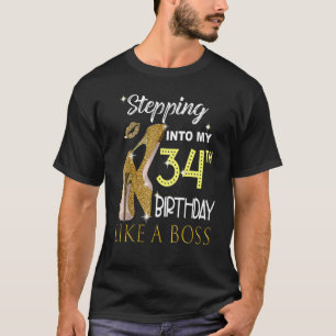 Camiseta Passando Para O Meu 34º Aniversário Como Um Bday C