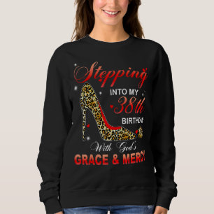 Camiseta Passando para o meu 38º aniversário com a Graça de