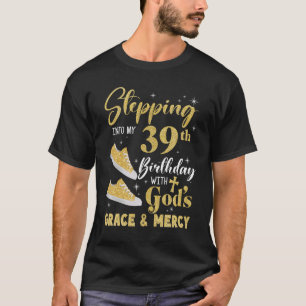 Camiseta Passando Para O Meu 39º Aniversário Com Deuses Gra