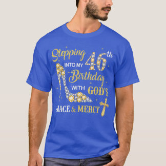 Camiseta Passando para o meu 46º aniversário com Deuses Gra