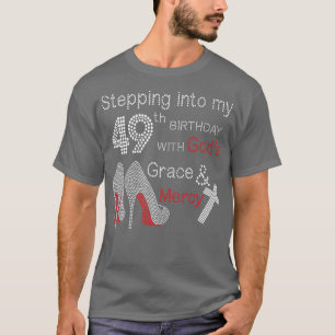 Camiseta Passando Para O Meu 49º Aniversário Com Deuses Gra