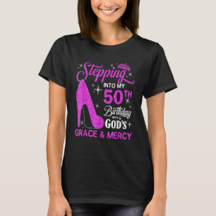 Camiseta Passando Para O Meu 50º Aniversário Com Deus S G