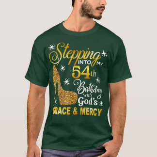 Camiseta Passando Para O Meu 54º Aniversário Com Deuses Gra
