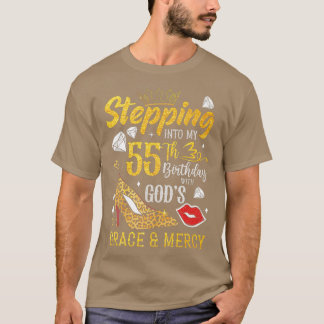 Camiseta Passando Para O Meu 55º Aniversário Com Deuses Gra
